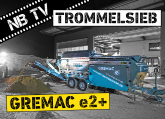 Mobile Trommelsiebanlage - Trommelsieb bis zu 75 m³/h - 3m Trommel rent