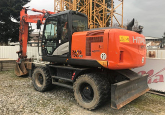 Hitachi ZX170W-5 Mobilbagger gebraucht mieten
