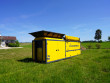 Mobile Trommelsiebanlage auf Hakenlift - bis zu 100 m³/h