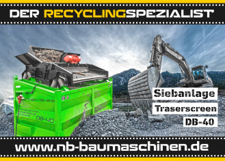 Mobile Siebanlage | Flachdecksiebanlage rent
