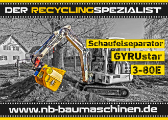 Schaufelseparator Bagger & Radlader mieten