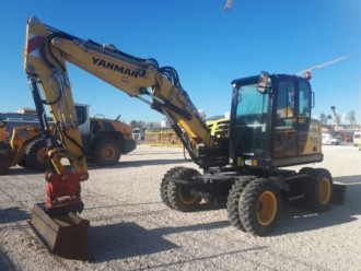 Yanmar B95W Powertilt PT100 Mobilbagger rent