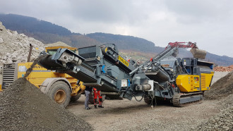 Rubble Master RM90GO! mit Nachsieb und Rückführband - gebraucht mieten