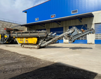 Rubble Master RM100 2.0 mit Nachsieb und Rückführband 3030h mit Magnetanlage und Fernbedienung - gebraucht mieten