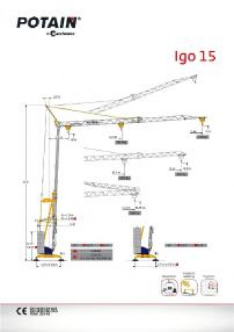 Baukran Potain IGO 15 mieten