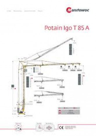 Baukran Potain IGO T 85 A mieten