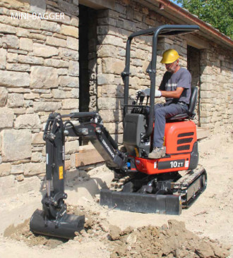 Eurocomach Minibagger 10 ZT rent