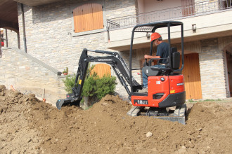 Eurocomach Minibagger 18 ZT Schutzdach rent