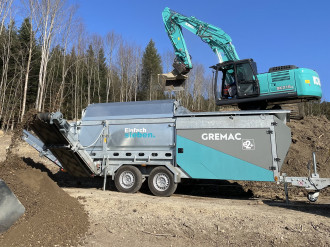 Mobile Siebanlage Gremac e2+ rent