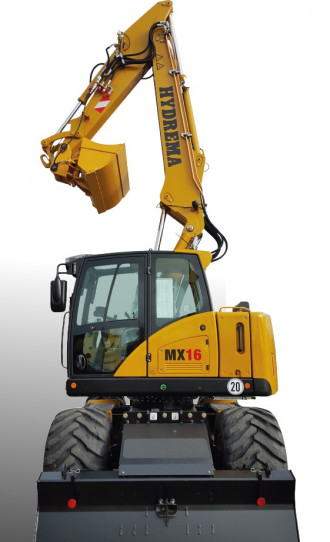 Mobilbagger Hydrema MX16 mieten