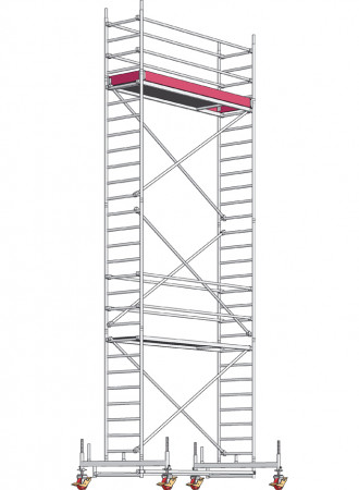 Layher Fahrgerüst, Grundfläche 1,50 x 2,85 mieten