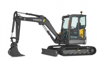 Bagger Minibagger Kompaktbagger Volvo ECR50F rent