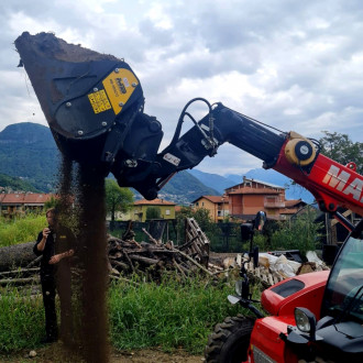 Schaufelseparator MB-HDS212 für Midibagger, Baggerlader und Lader mieten