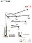 Potain IGO 15 Schnellmontagekran