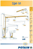 Potain IGO 18 Schnellmontagekran