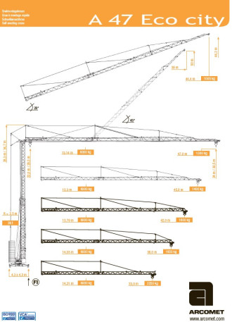 ARCOMET A47 Eco Schnellmontagekran mieten