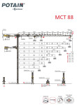 Potain MCT88 Obendreher