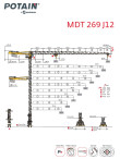 Potain MDT269 J12 Obendreher