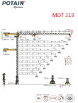 Potain MDT319 Obendreher