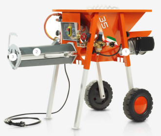 MIXER 35 TOP Durchlaufmischer  Trockenmörtel mischen mieten