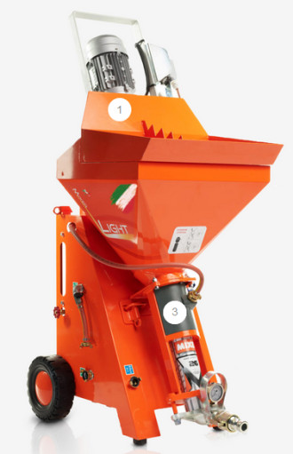 MIXER LIGHT Plaster  Mischpumpe Trockenmörtel mischen und fördern mieten