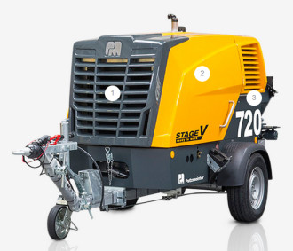 PUTZMEISTER P 720 TD  Anhänger-Betonpumpe mieten