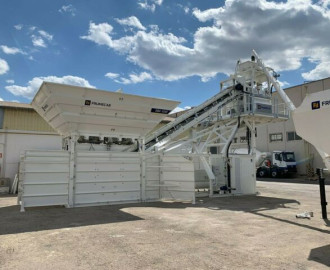 FRUMECAR EBA 1250 MOBILE BETONMISCHANLAGE mieten