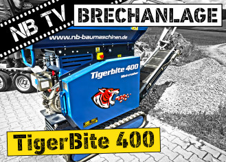 Raupenmobile Brechanlage | Minibrechanlage | Minibrecher bis zu 8 t/h mieten