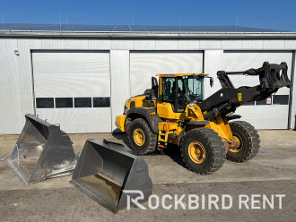 Volvo L120H mit Hochkippschaufel rent