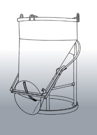Betonsilo 750 l Betonkübel rent