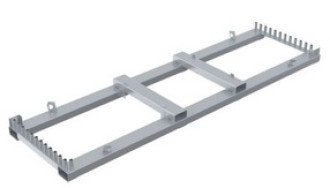 Bauzauntransportgestell für 25 Bauzäune   mieten