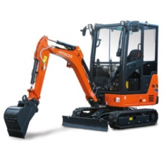 Minibagger Hitachi ZX 19 mit Drehmotor rent