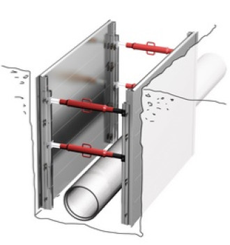 Kanalverbau System Aluverbau 3,00 m lang / 2,50 m  mieten