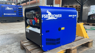 6,4 kVA Stromerzeuger BGG rent