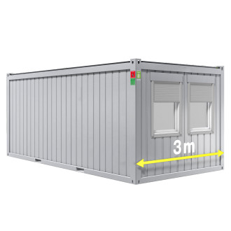20´ Bürocontainer 6×3 rent