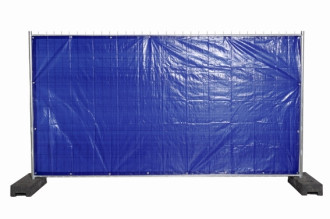 Zaun Sichtschutzplane 3,5m Blau mieten
