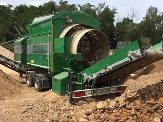Trommelsiebanlage Zemmler MS 4200 rent