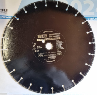 Diamant Blatt 350-25   Wurzel Blech Gummi Holz mieten