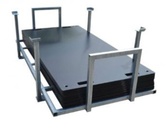 Fahrplatten 20 To 2 x 1 m Handgriffe + Ecklöcher - 30 STÜCK mieten