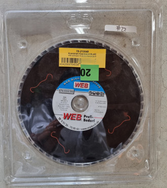 Kreisblatt Kappsäge 210-30 z48 HM schwarz Kera Metall cut mieten