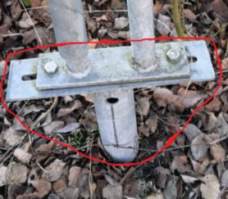 Schraubfundament SF-BZ 70x1000-FR Zaunhalter-Set mieten