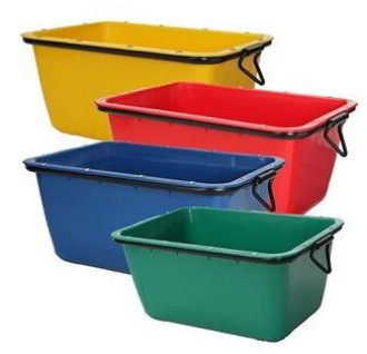 Mörtelwanne 200L ROT mit Rahmen 105x70x46cm mieten