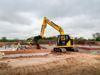 Kettenbagger JCB 145XR mieten