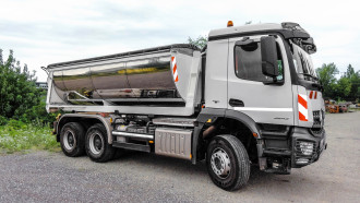 Thermocontainer mit Abrollrahmen Amtec 10,8 cbm rent