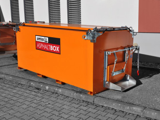 Asphaltbox 8 t Thermocontainer Amtec abt mieten