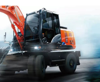 HITACHI ZX170W-5 - Mobilbagger 18,6t mieten