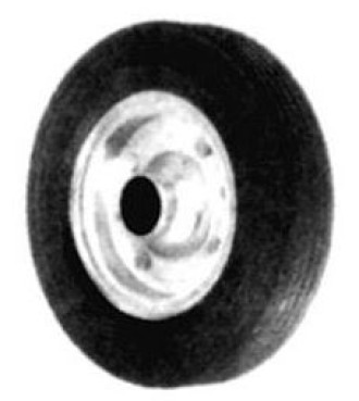 Ersatzrad 200x50mm Vollgummi schwarz rent