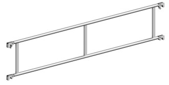 FG Doppelgeländer 285 Alu Layher rent