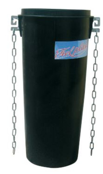 Schuttrohr PVC schwarz 2 Ketten Profibau Aktion rent