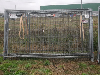 Bauzaun defekt 10 Stück 3,5x2m mieten